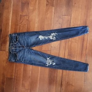 American Eagle jeans, size 2, distressed